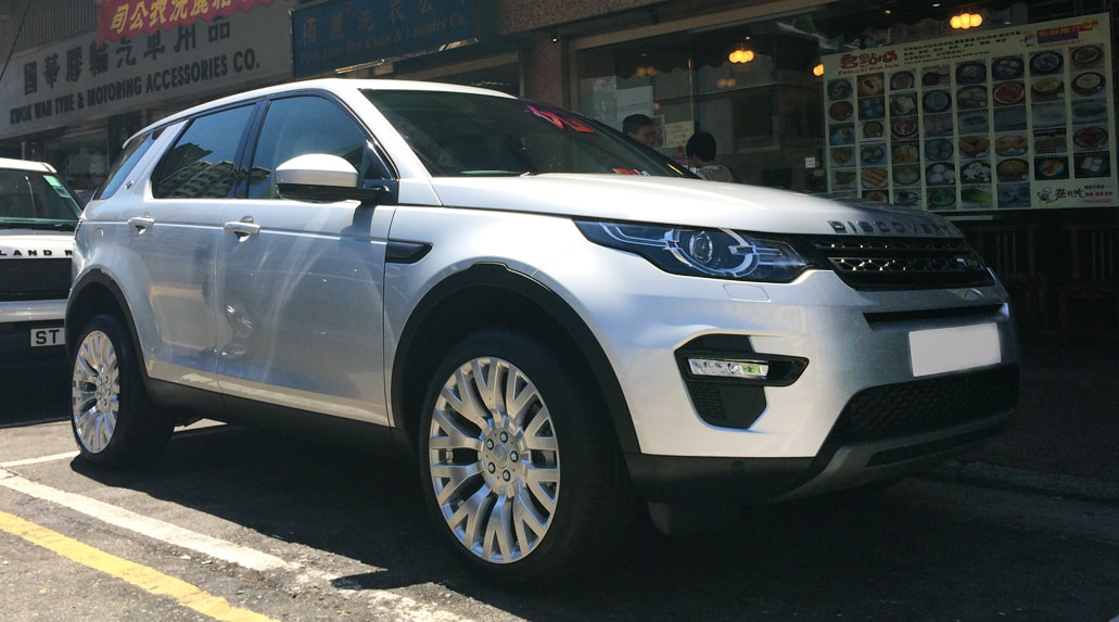 land rover discovery sport and Kahn Design RS wheels and wheels hk and tyre shop hk
