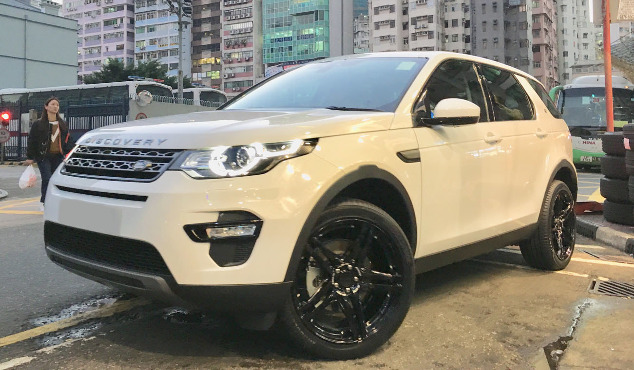 land rover discovery sport and RAYS Vvv52s wheels and wheels hk and tyre shop hk