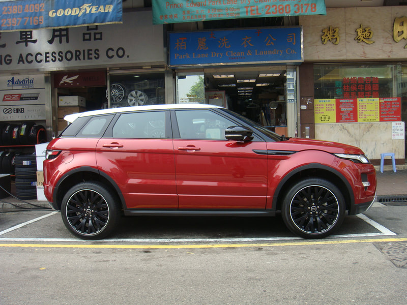 land rover evoque and Kahn Design RS wheels and wheels hk and tyre shop hk