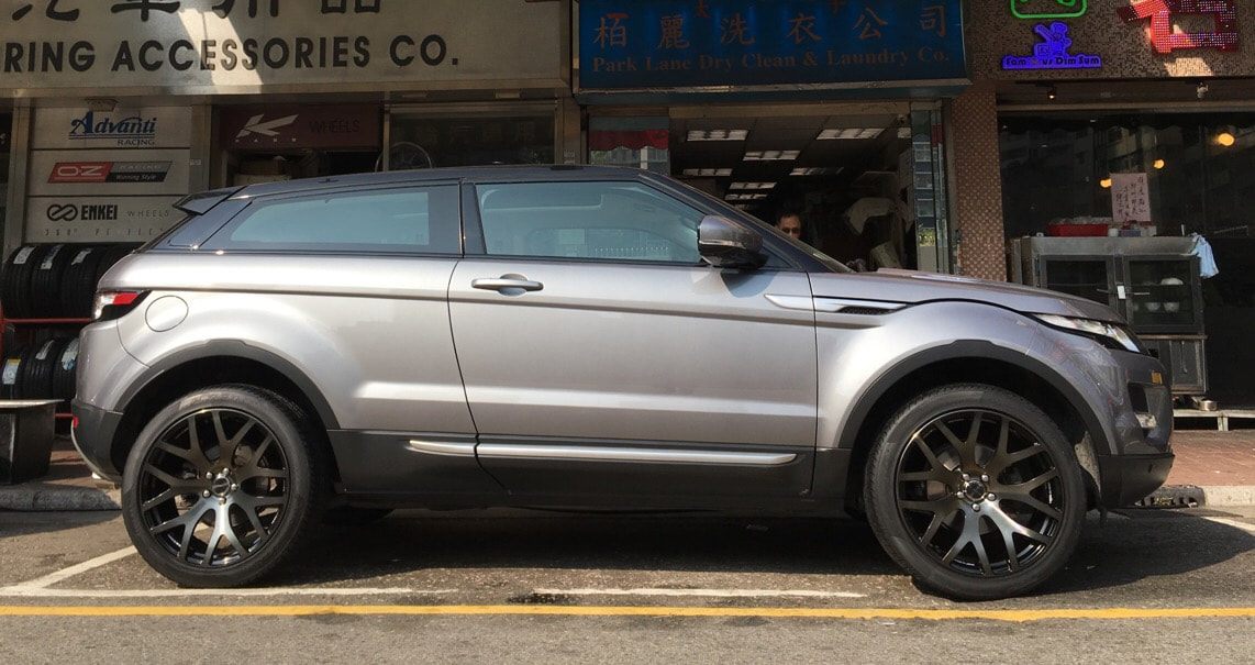 land rover evoque and RAYS Waltz Forged S7 wheels and tyre shop hk and wheels hk and 呔鈴