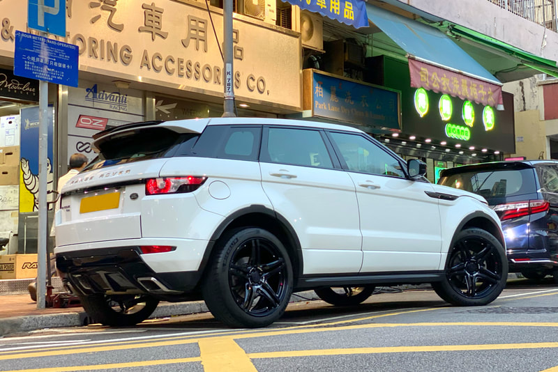 Land Rover Evoque and RAYS VV52S wheels and tyre shop hk and michelin ps4s tyre and 車軨 and 呔鈴