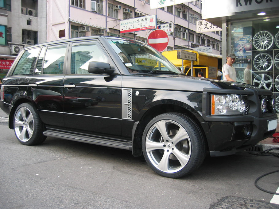 land rover range rover and Kahn Design RSC wheels and wheels hk and tyre shop hk