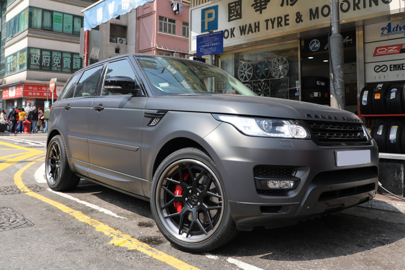 Land Rover Range Rover Sport and modulare wheels s37 and wheels hk and 呔鈴