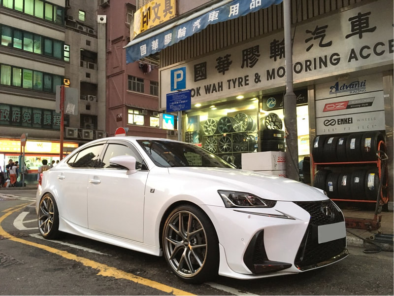 Lexus IS and BBS CIR Wheels and 呔鈴 and wheels hk