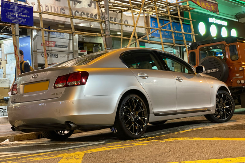 Lexus GS300 and RAYS Homura 2x7AG Wheels and wheels hk and tyre shop and 呔鈴