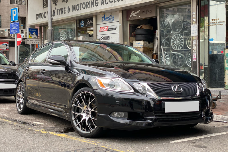 Lexus GS and RAYS Volk Racing Wheels G16 and 呔鈴 and wheels hk