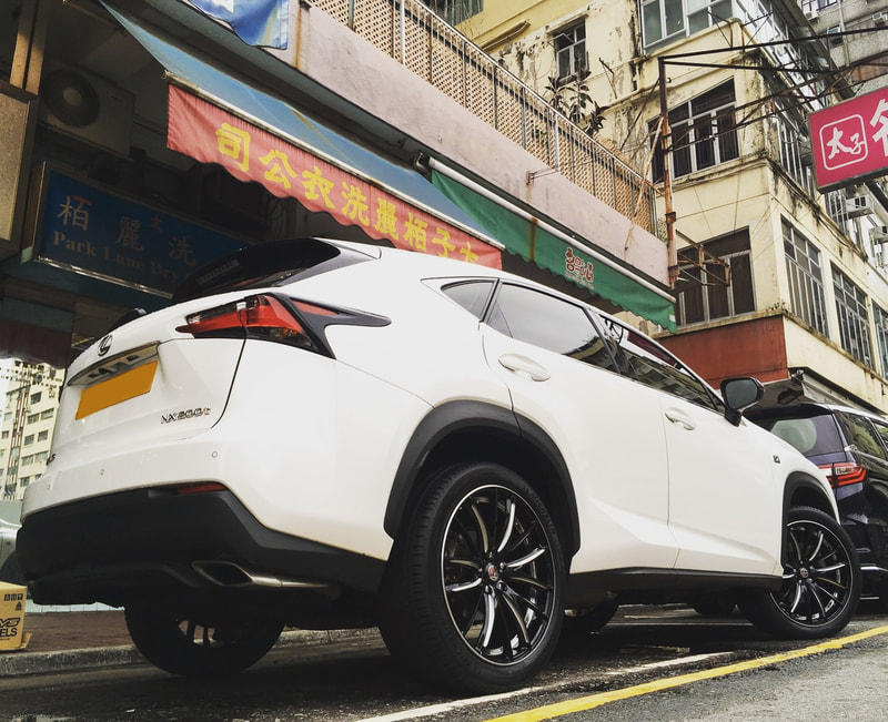 Lexus NX and RAYS Versus Pallas wheels and 呔鈴