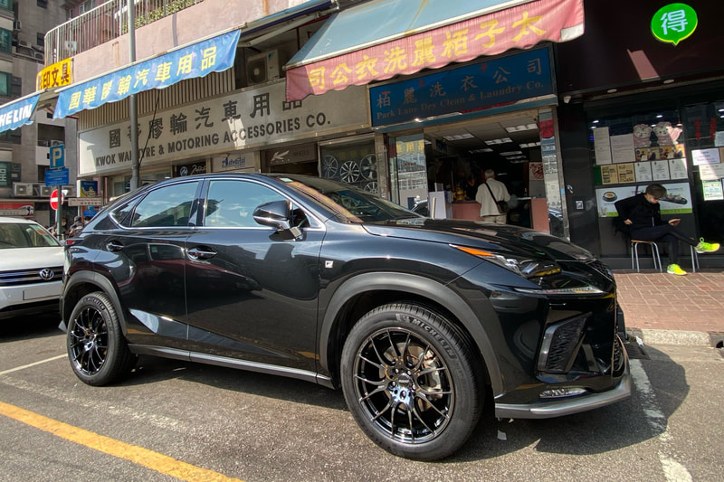 Lexus NX and NX300 and RAYS Homura 2x7 Wheels and Michelin Pilot Sport 4 SUV tyre and Authorized Dealer Michelin tyre hong Kong
