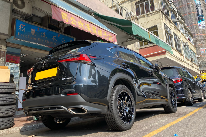 Lexus NX and NX300 and RAYS Homura 2x7 Wheels and Michelin Pilot Sport 4 SUV tyre and Authorized Dealer Michelin tyre hong Kong