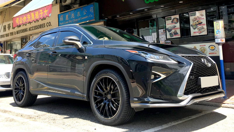 Lexus RX300t and RAYS Homura 2x9 and 呔鈴 and wheels hk