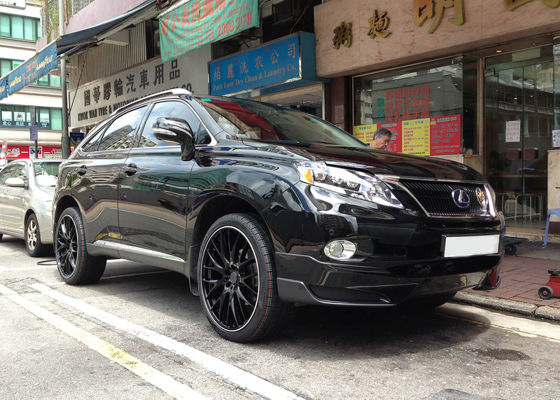 Lexus RX and RAYS Homura 2x9 Wheels and 呔鈴