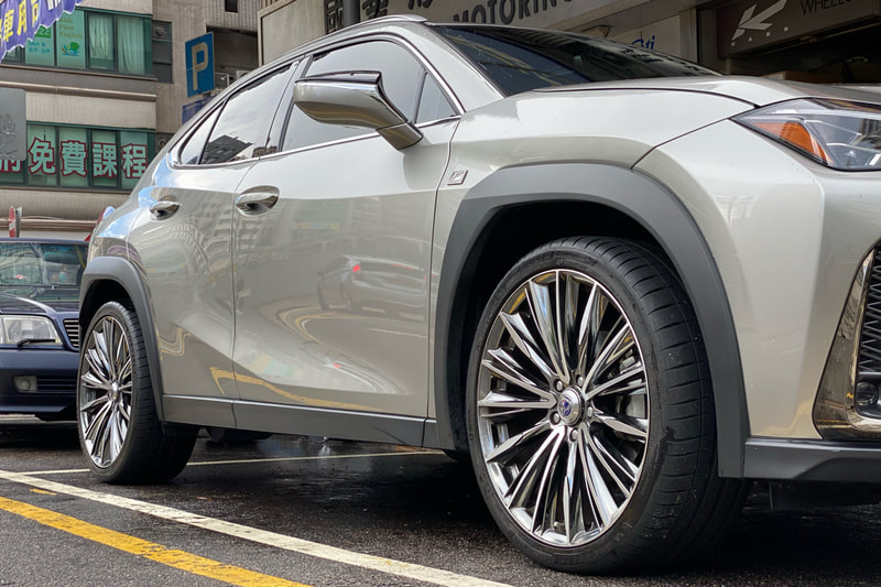 Lexus UX and RAYS Versus Vouge Wheels and wheels hk and tyre shop hk and michelin ps4s tyres