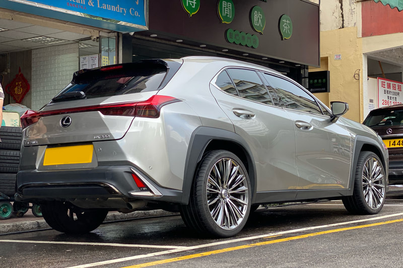 Lexus UX and RAYS Versus Vouge Wheels and wheels hk and tyre shop hk and michelin ps4s tyres
