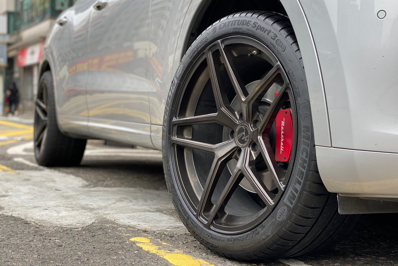 Maserati Levante and Modulare wheels B32 and wheels hk and 呔鈴