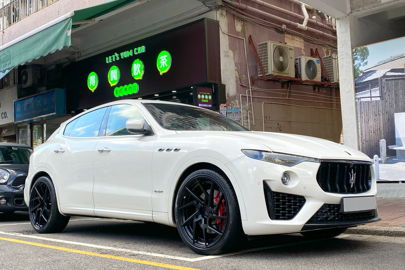 Maserati Levante and BC Forged EH168 Wheels and tyre shop hk and Pirelli Scorpion Zero tyre and 輪胎店