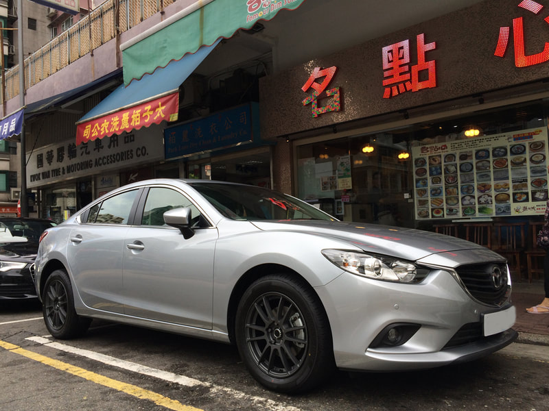 Mazda 6 and RAYS Gramlights 57xtreme wheels and tyre shop hk and 車軨 and マツダ