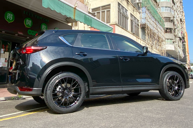 Mazda CX5 and WedsSport SA20R wheels and wheels hk and tyre shop hk and Michelin PS4S tyres and 呔鈴