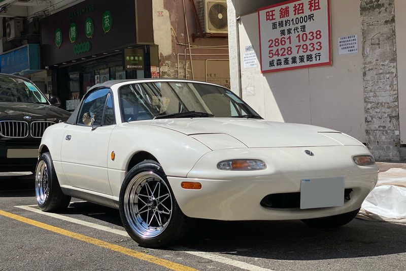 Mazda mx5 mx-5 and work  equip03 equip wheels and tyre shop hk and 車軨 and マツダ