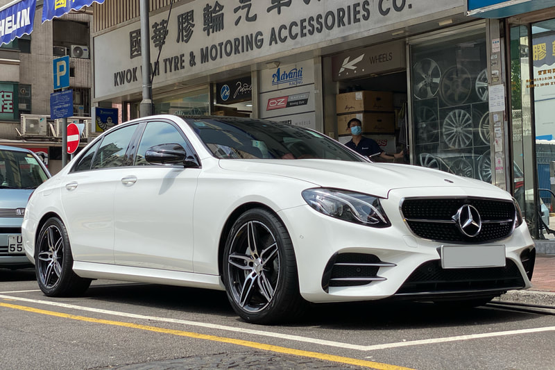 Mercedes Benz W213 E class and AMG Wheels and Wheels Hk and 呔鈴