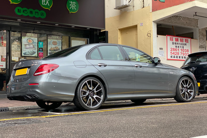 Mercedes Benz W213 E43 AMG and wheels hk and amg wheels 5 twin spoke and tyre shop hk and michelin ps4s hk
