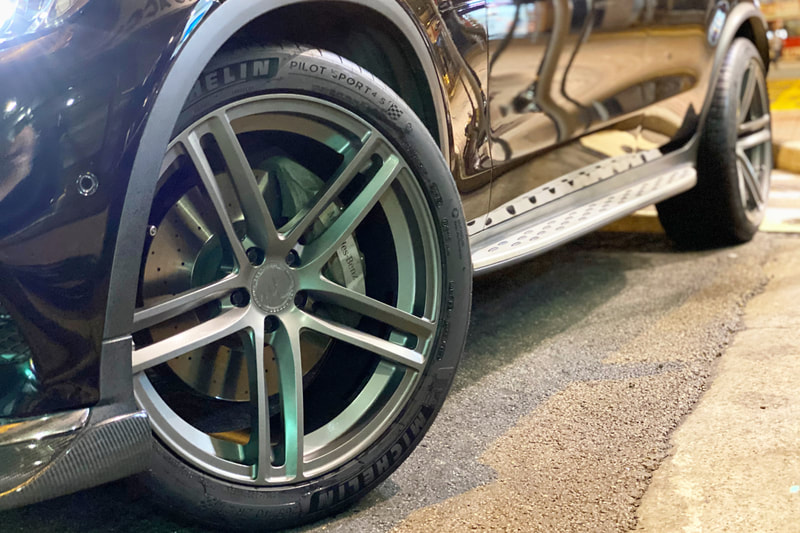 Mercedes Benz X253 C253 GLC and Modulare Wheels B34 and 呔鈴 and wheels hk and tyre shop hk and Michelin tyres