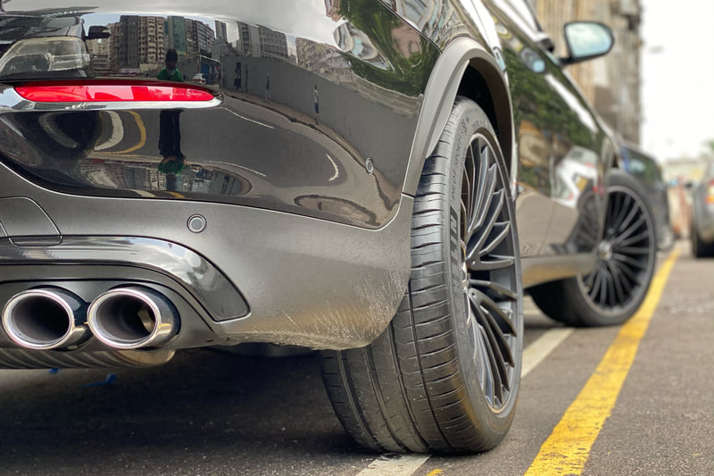 Mercedes Benz GLC C253 and X253 and AMG Wheels Multispoke Wheels and  A2534016000 and A2534015900 and wheels hk and tyre shop hk and 呔鈴 and Michelin PS4S tyres