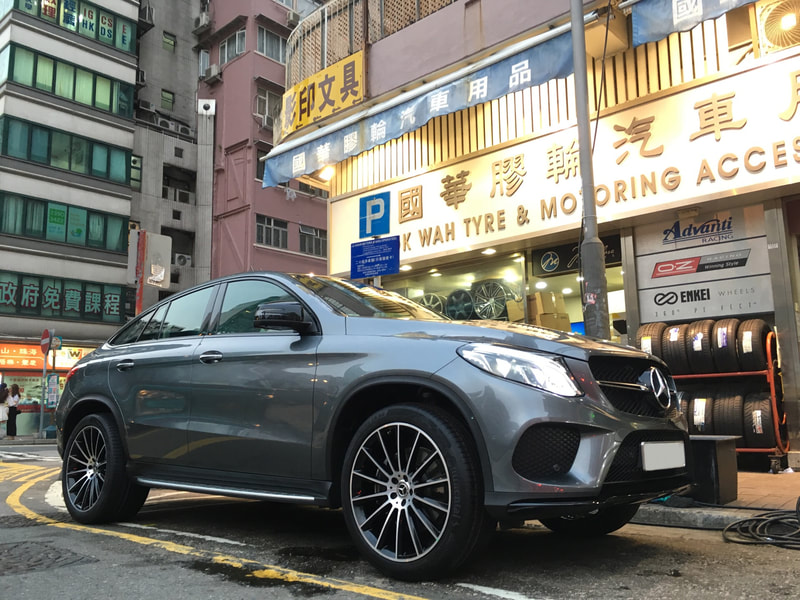 Mercedes Benz C292 GLE Coupe and AMG Mulltispoke Wheels and wheels hk and 呔鈴