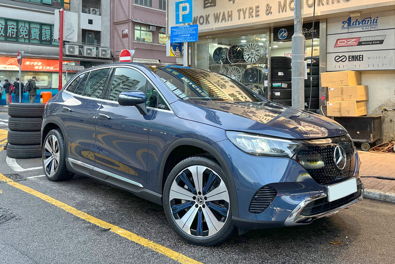 Mercedes Benz EQE SUV and V294 and Zung Fu EQE and Mercedes Benz 5 Spoke wheels and tyre shop hk and 原廠鈴