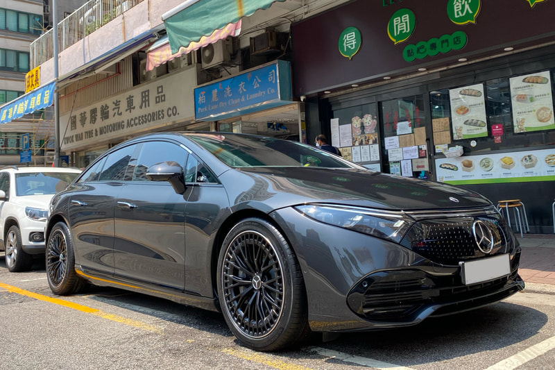 Mercedes Benz EQS and AMG wheels and tyre shop hk and AMG EQ and michelin ps4s tyre 