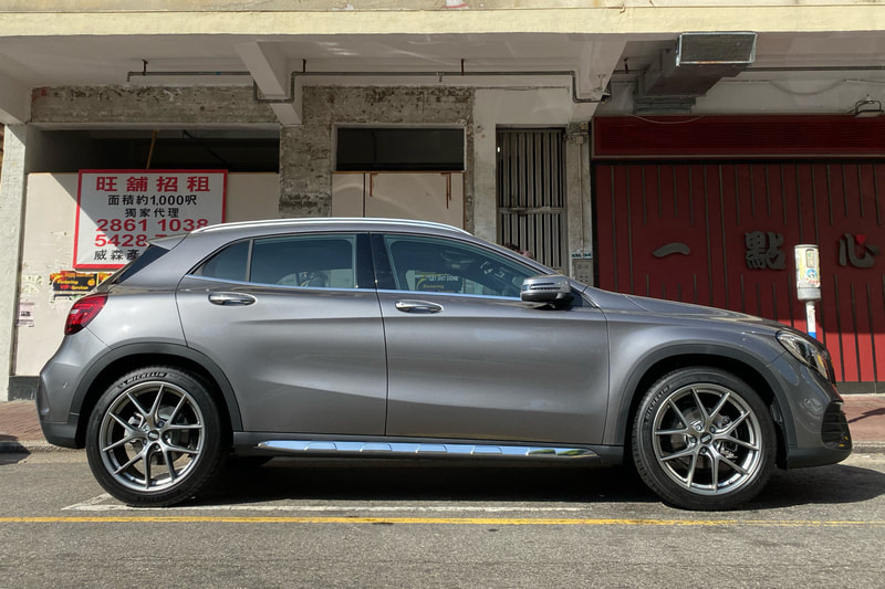 Mercedes Benz X156 GLA and BBS Wheels CIR and wheels hk and 呔鈴 and michelin ps4 tyres