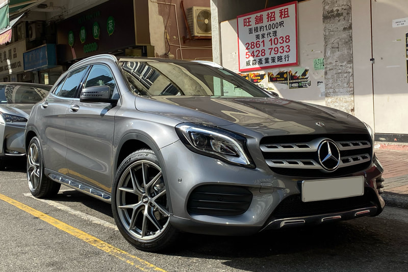 Mercedes Benz X156 GLA and BBS Wheels CIR and 呔鈴 and wheels hk