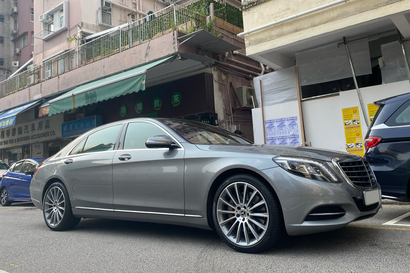 Mercedes Benz W222 S400 and AMG Multispoke Wheels and wheels hk and 呔鈴 and a22240104007x21 and a22240105007x21
