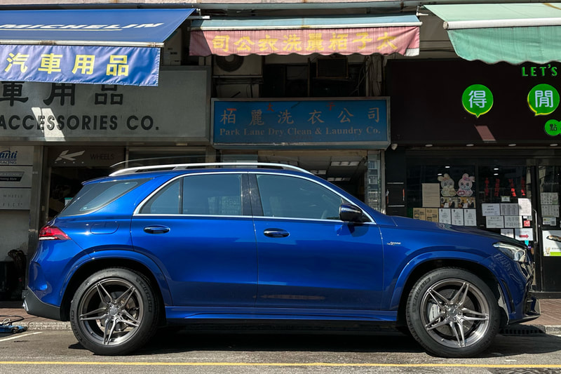 Mercedes Benz V167 AMG GLE53 and Modulare Wheels B42 and Michelin PS4 SUV tyre and tyre shop hk and 輪胎 and GLE