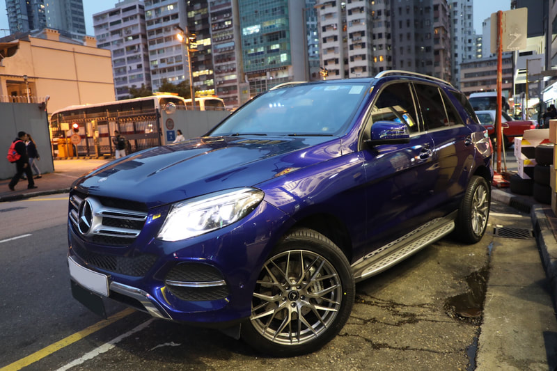 Mercedes Benz W166 GLE and Vorsteiner Wheels VFF107 and 呔鈴and wheels hk 