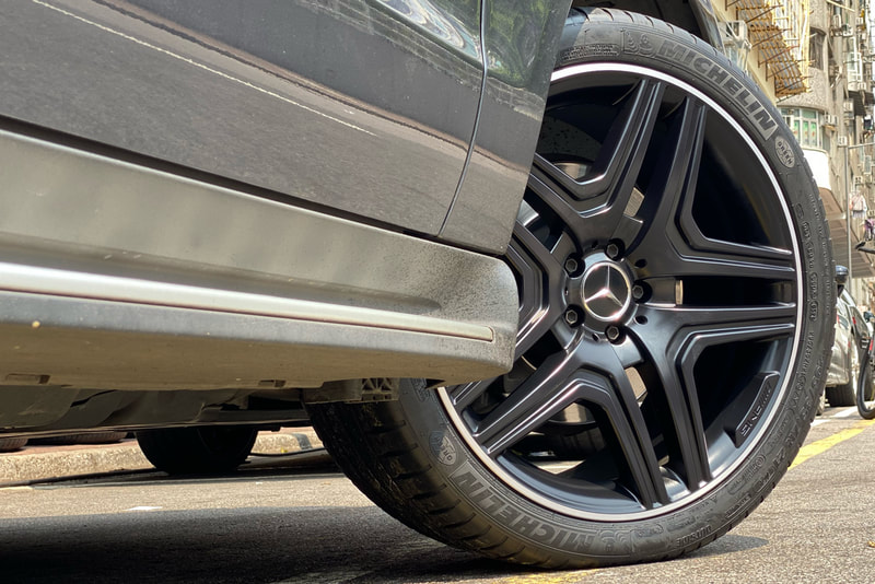 Mercedes Benz W166 ML350 and wheels hk and AMG 5 twin Spoke Wheels and A16640114007X71 and tyre shop and 呔鈴