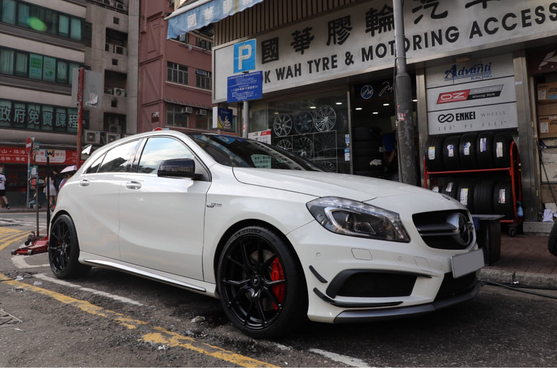 Mercedes Benz W176 A Class and Vorsteiner VFF 103 and 呔鈴