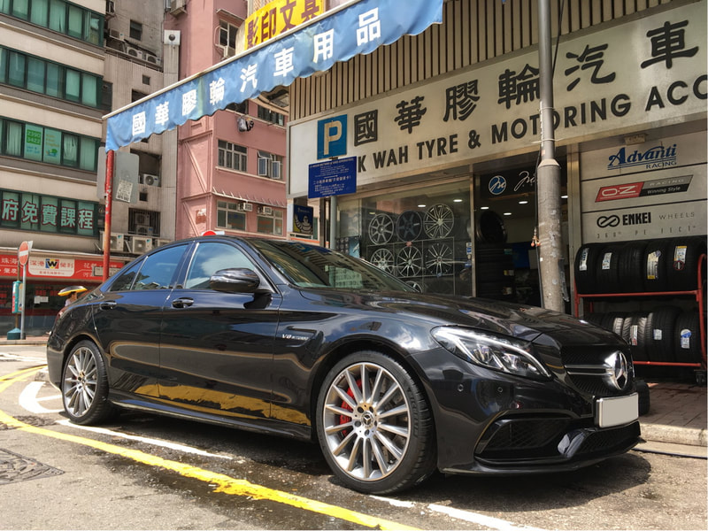 AMG Multispoke Wheels and Mercedes Benz W205 Class and wheels hk and 呔鈴 and a2054011300 and a2044011400