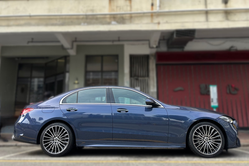 Mercedes Benz W206 C Class and AMG Multispoke Wheels and tyre shop hk and amg wheel dealer hk