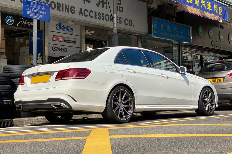 Mercedes Benz W212 E class and Vossen HF3 Wheels and wheels hk and tyre shop hk and Michelin ps4s tyres and 呔鈴