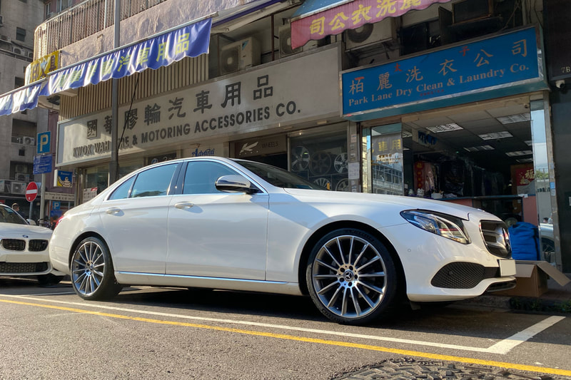 Mercedes Benz W213 E200 and AMG Multispoke Wheels and wheels hk and 呔鈴