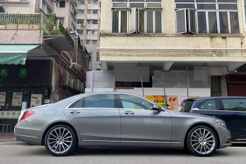 Mercedes Benz W222 S400 and AMG Multispoke Wheels and wheels hk and 呔鈴 and a22240104007x21 and a22240105007x21
