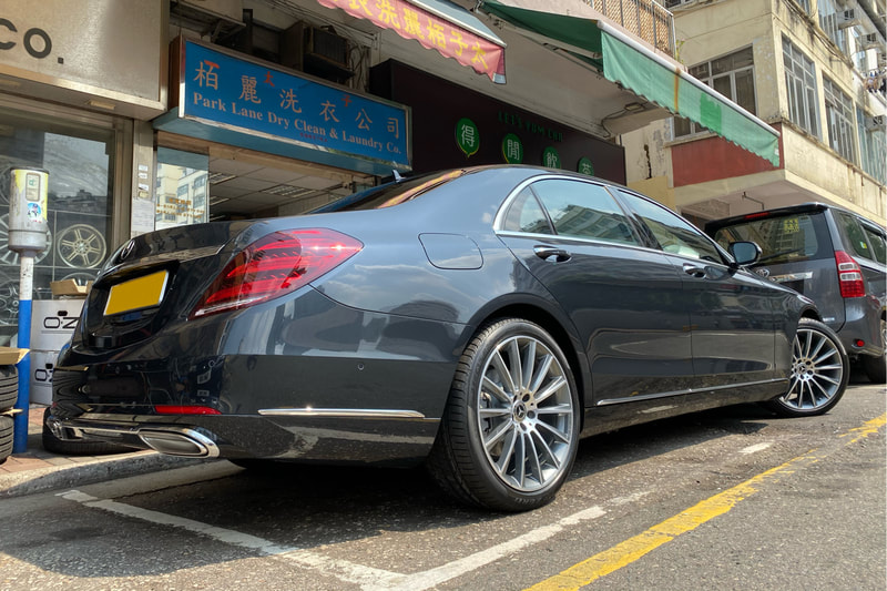 Mercedes Benz W222 S450 and AMG Mulitspoke Wheels and wheels hk and tyre shop hk
