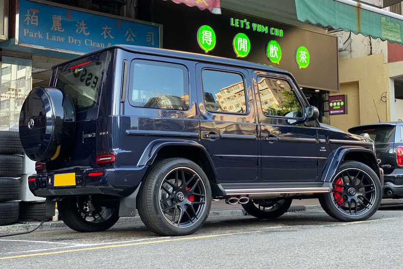 Mercedes Benz W463 A G63 and AMG Cross Spoke Wheels and wheels hk and 呔鈴 and continental sport contact 5 tyres and A46340120009Y15