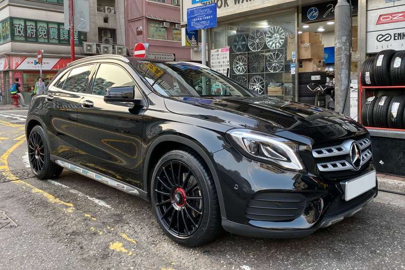 Mercedes Benz X156 GLA200 and OZ Racing Superturismo Evolutione Wheels and wheels hk and 呔鈴