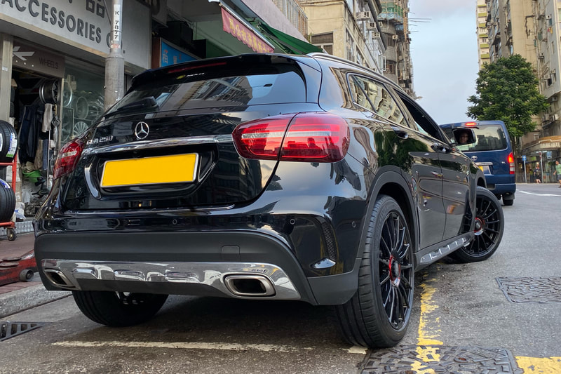 Mercedes Benz X156 GLA200 and OZ Racing Superturismo Evolutione Wheels and wheels hk and 呔鈴