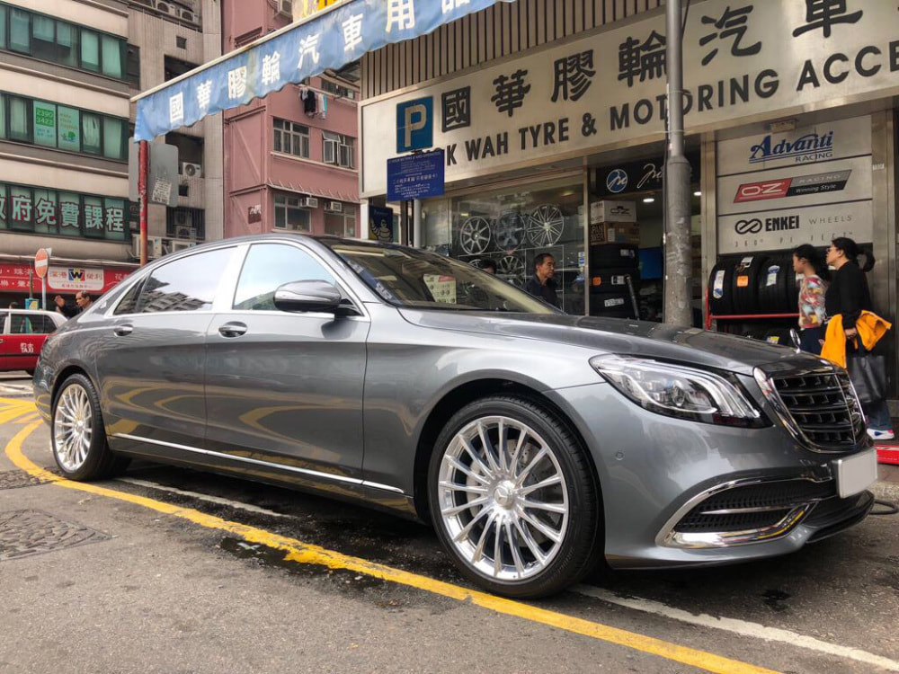 mercedes benz s class x222 maybach and AMG wheels and wheels hk and tyre shop hk