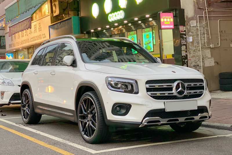 Mercedes Benz X247 GLB GLB250 and GLB35 and AMG Cross Spoke Wheels and tyre shop hk and michelin ps4s tyre and 呔鈴 and benz 原廠鈴
