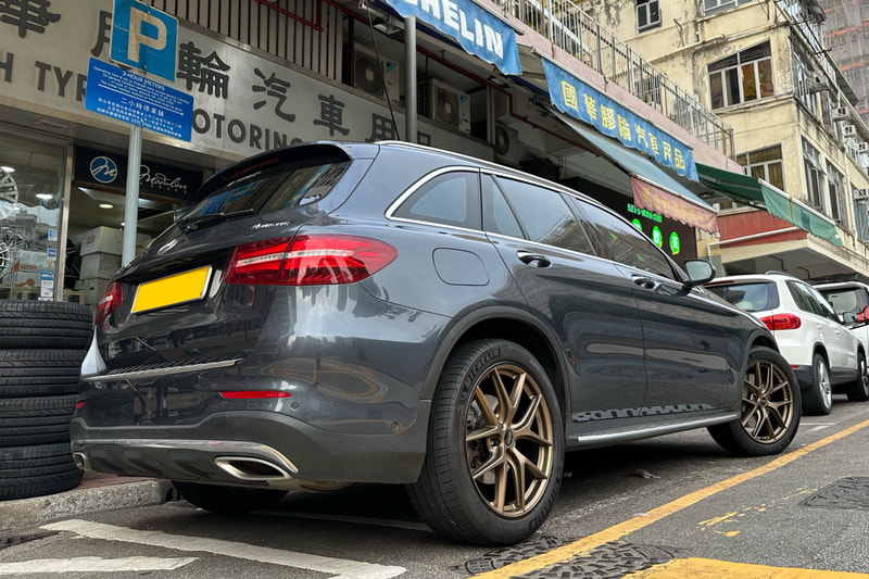 Mercedes Benz X253 GLC and BBS Ci-R Wheels and Michelin Pilot Sport 4 SUV tyre and Michelin tyre dealer hong kong