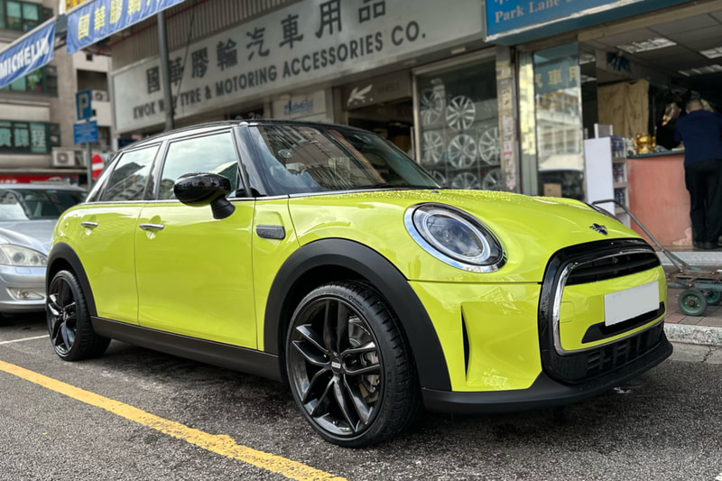 Mini cooper f55 and bbs sx wheels and tyre shop hk and michelin ps4s tyre and 呔鈴