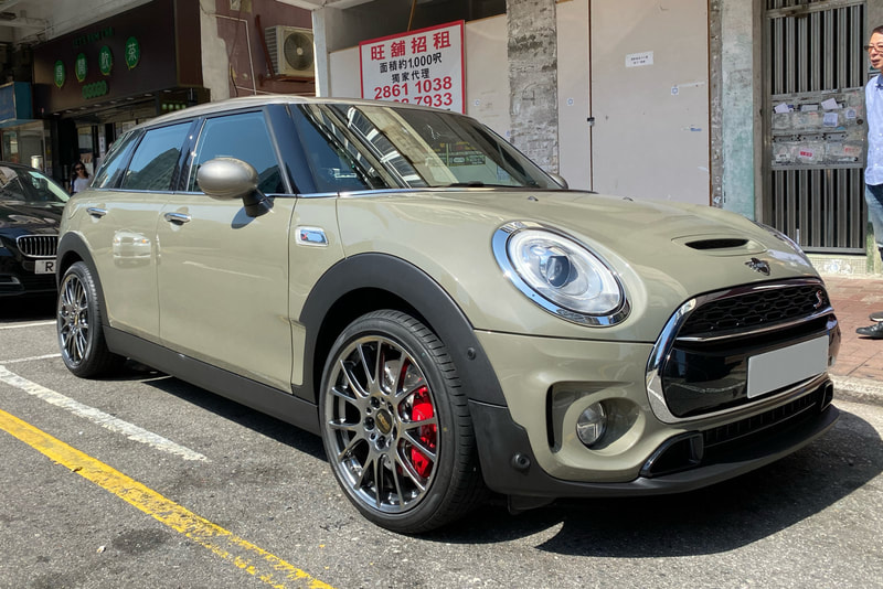 Mini F54 Clubman and BBS REV Wheels and wheels hk and 呔鈴 and pirelli pzero tyres